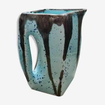 Art Deco pitcher glazed ceramic