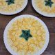 3 Lemon Barbotine plates