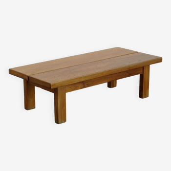 Solid elm coffee table