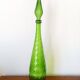 Large glass carafe from Empoli, Italy, vintage