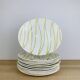 12 ceramic plates, Aurore model by Salins, vintage