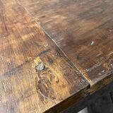 Ancient wooden monastery table, France