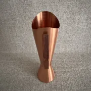 Dahlmann vase in copper, mid-century modern Scandinavian from the 50s/60s.