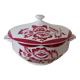 Soup tureen Digoin Sarreguemines, Burgundy model.