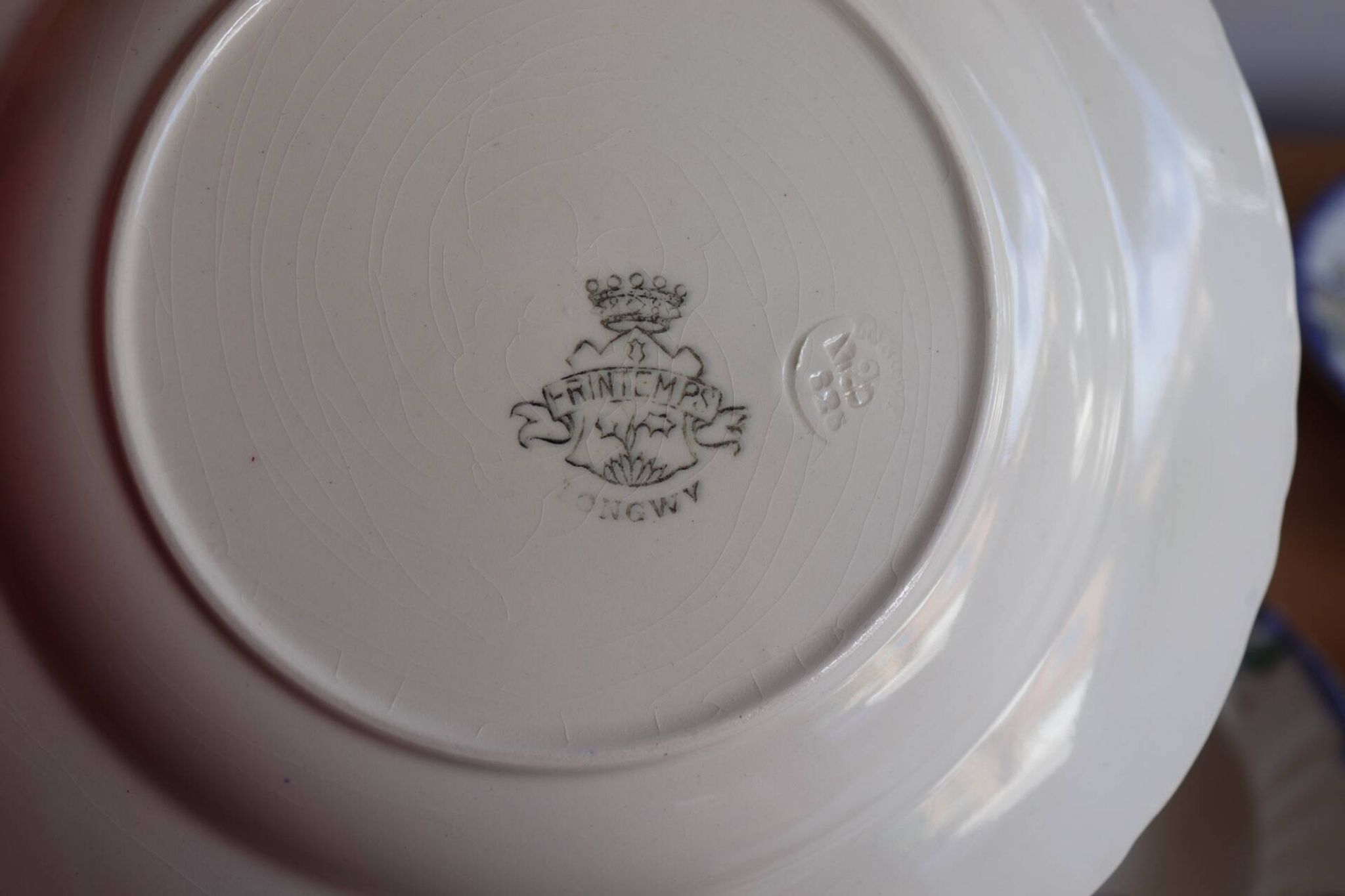 Set of 6 Longwy plates model Rouen