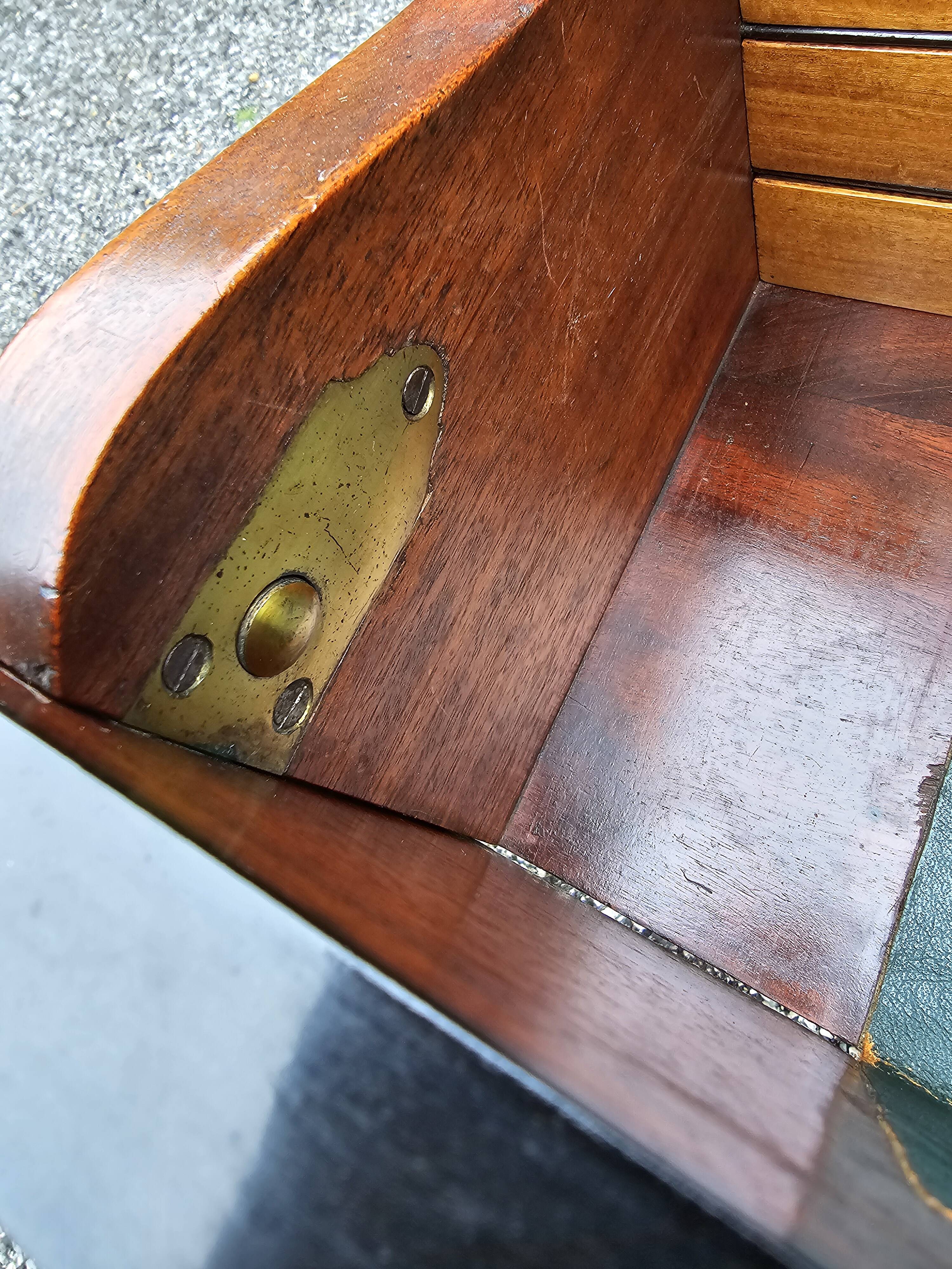 Antique Regency mahogany secretary