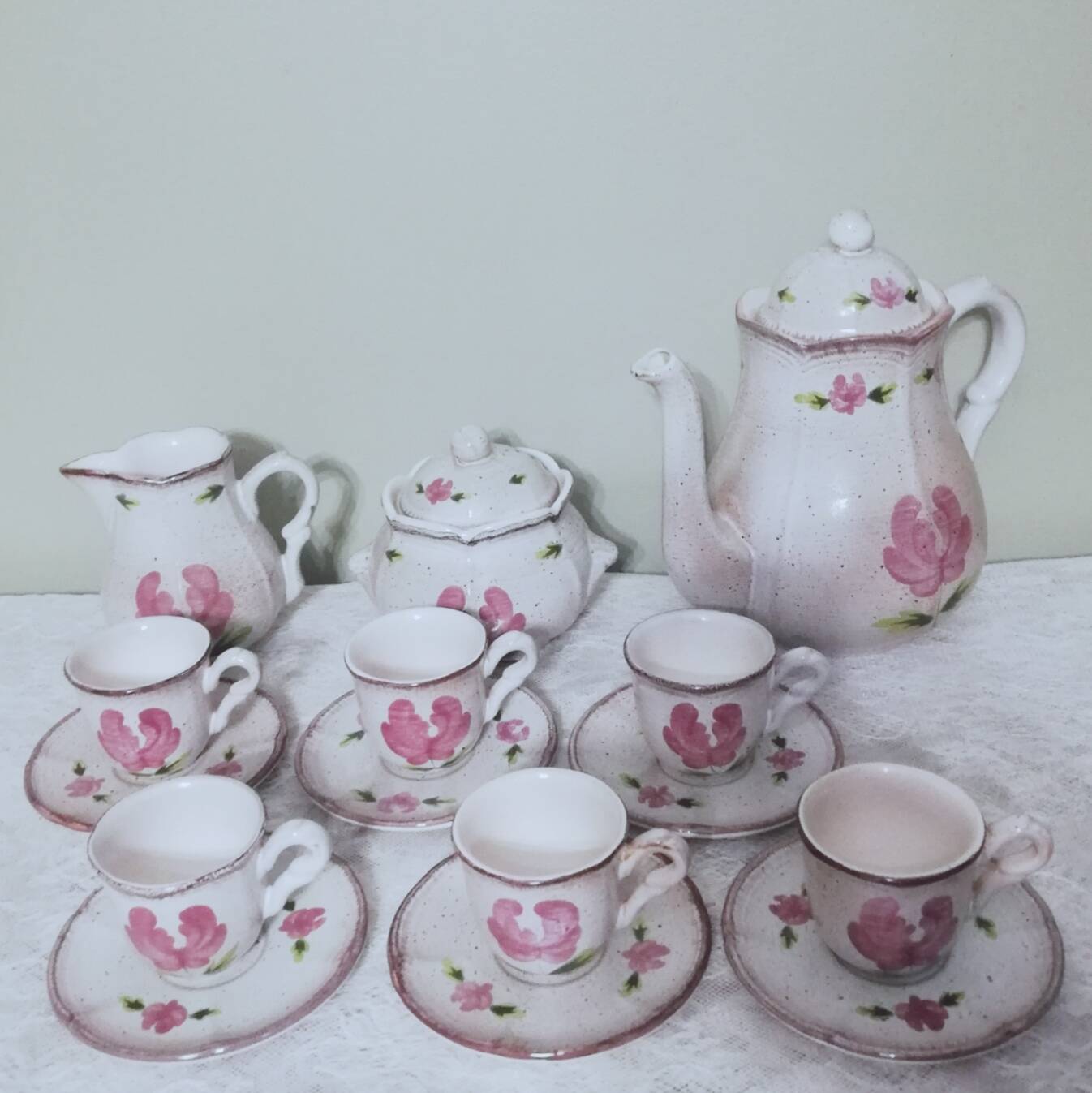 Stoneware coffee service