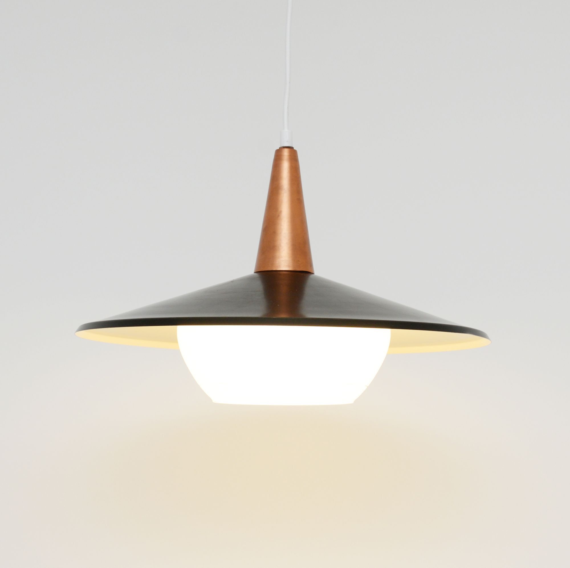 Glass lamp, Denmark 1970s