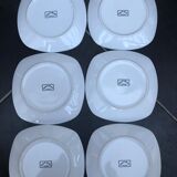 Porcelain dessert plates