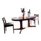 Vintage Baumann style dining table from the 1960s-1970s