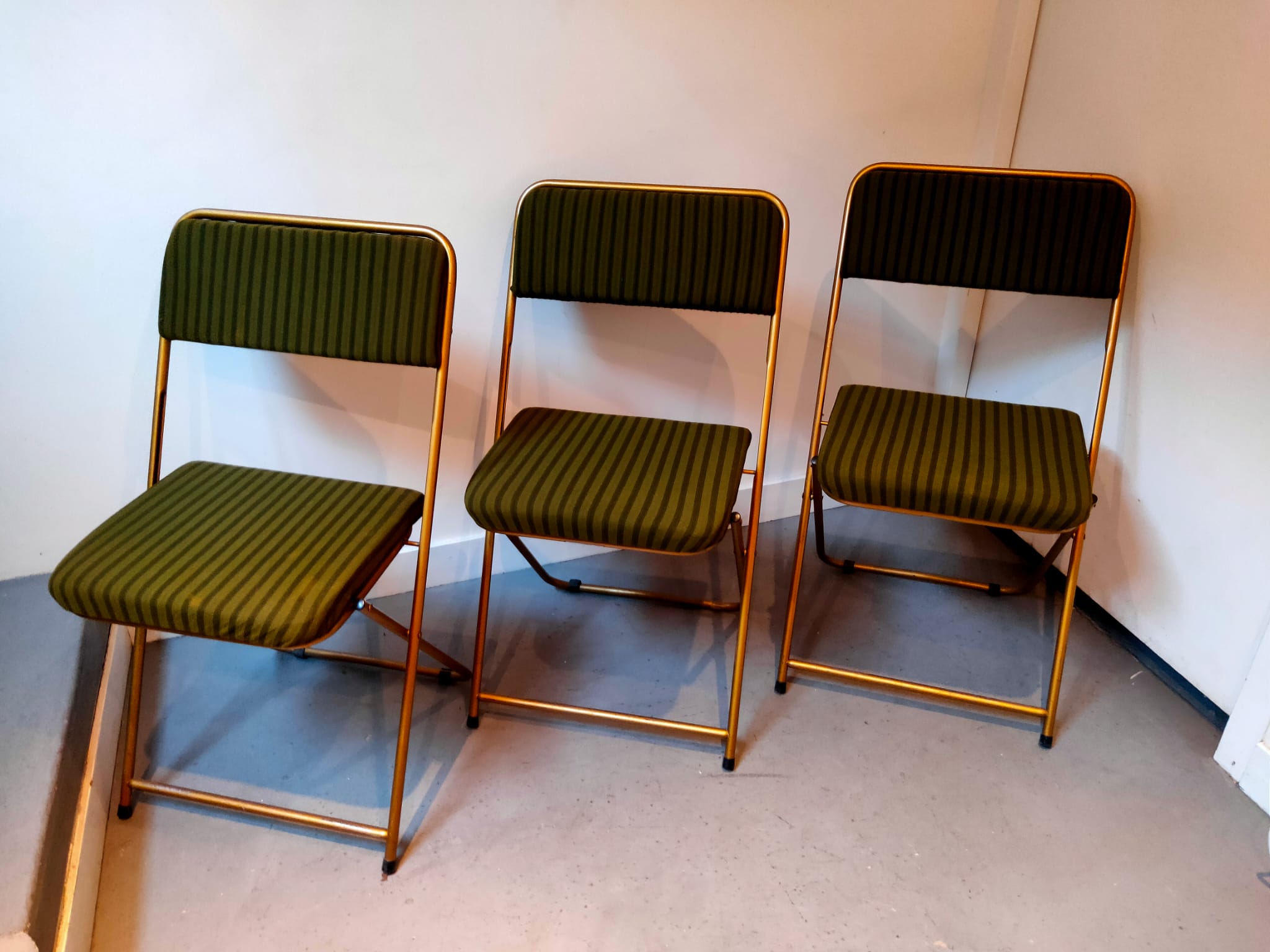Vintage Lafuma Folding Chair Set