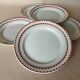 5 assiettes plates KG Lunéville, modèle Madrigal