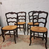 Series of 4 chairs