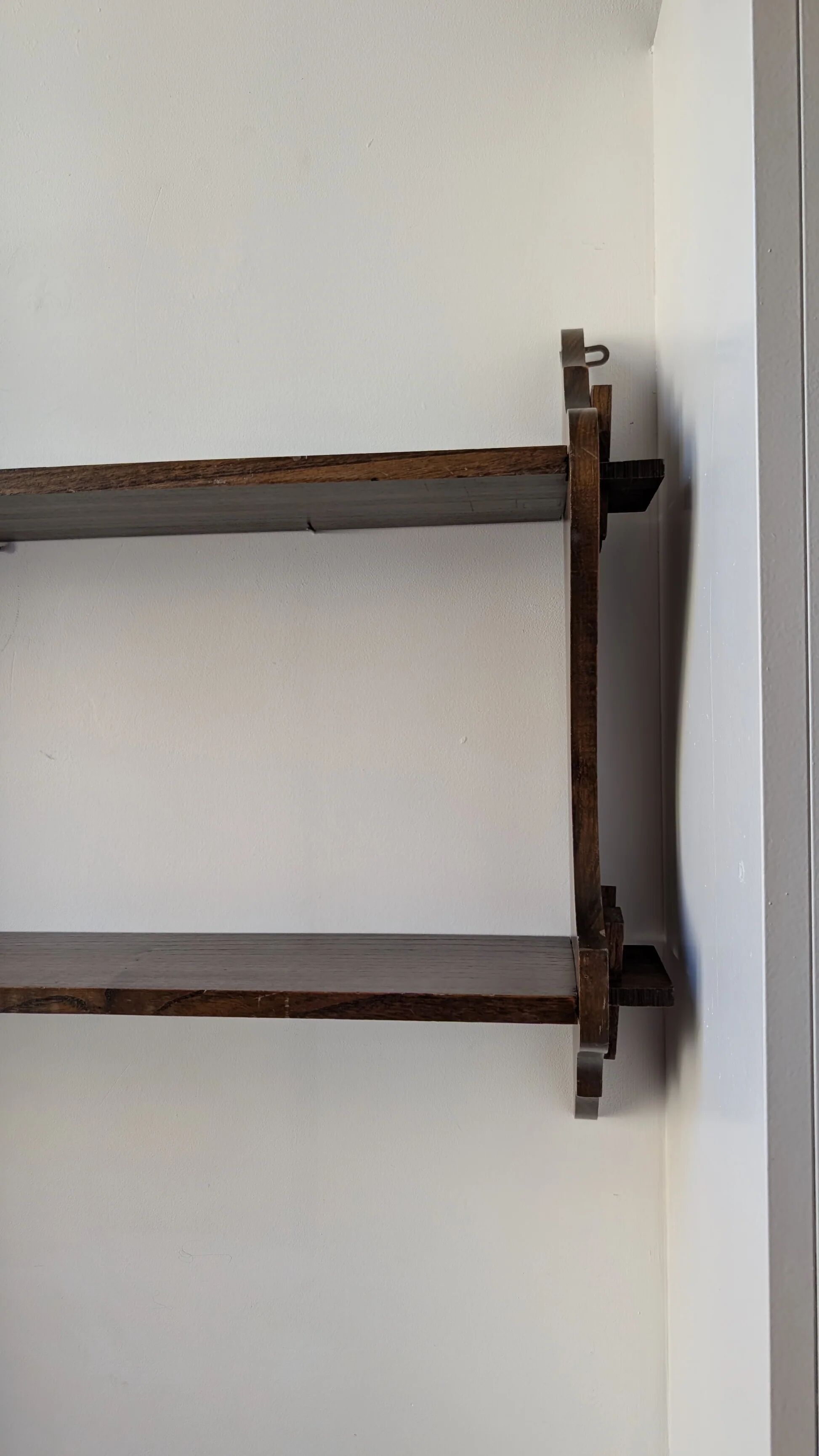 Wooden shelf