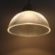 Suspension vintage verre prismatique