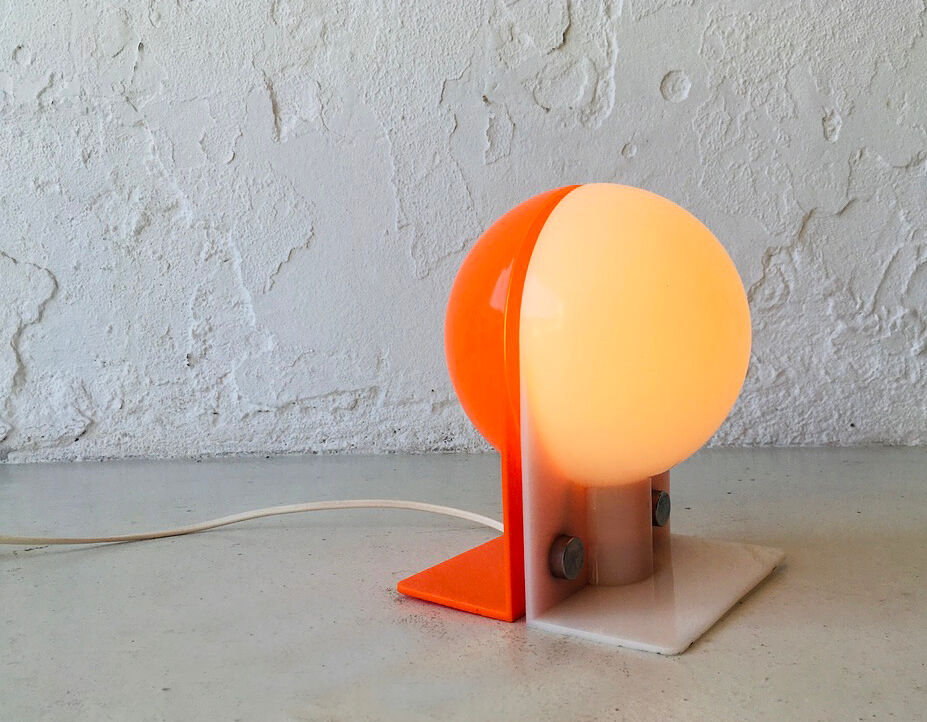 Set of 2 italian table lamps, 1970s