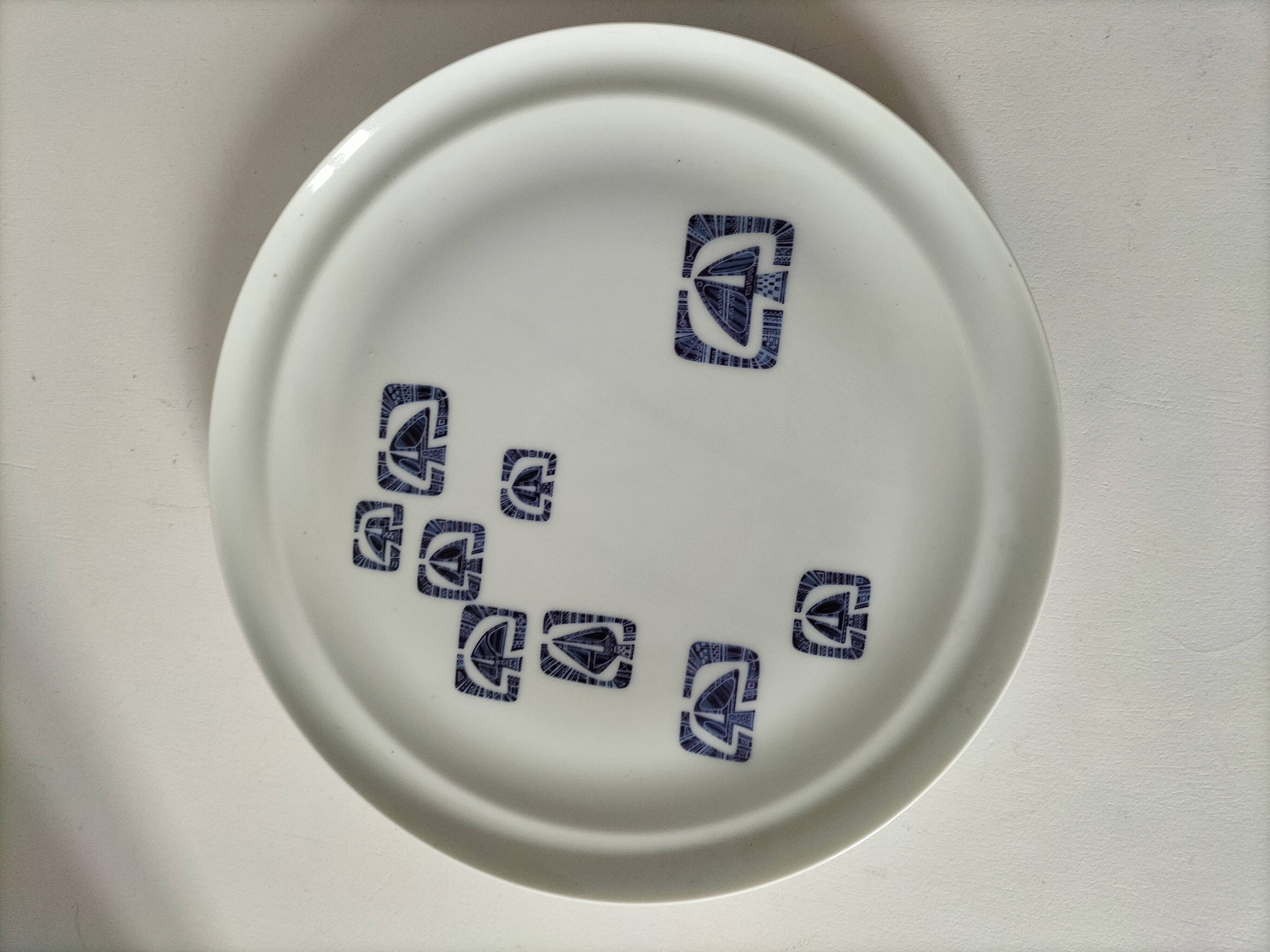 Porcelain set from Paris, Lima decoration – 7 pieces, 1970
