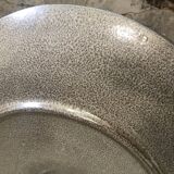 Matching biscuit earthenware dish and tile