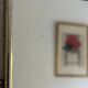 Vintage mirror 1900 triptych barber Le Solide Paris Art Nouveau - 21 x 50