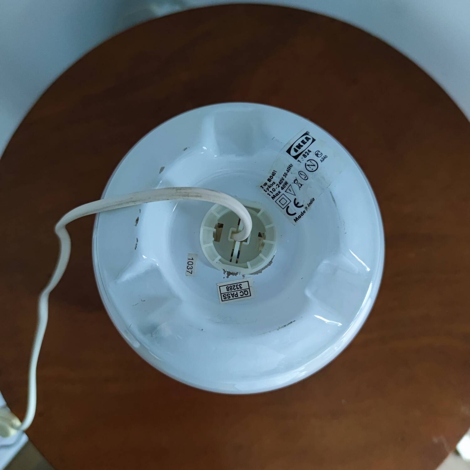 Glass lamp