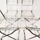 Set of designer folding chairs, Maison & Jardin Paris, 1970s