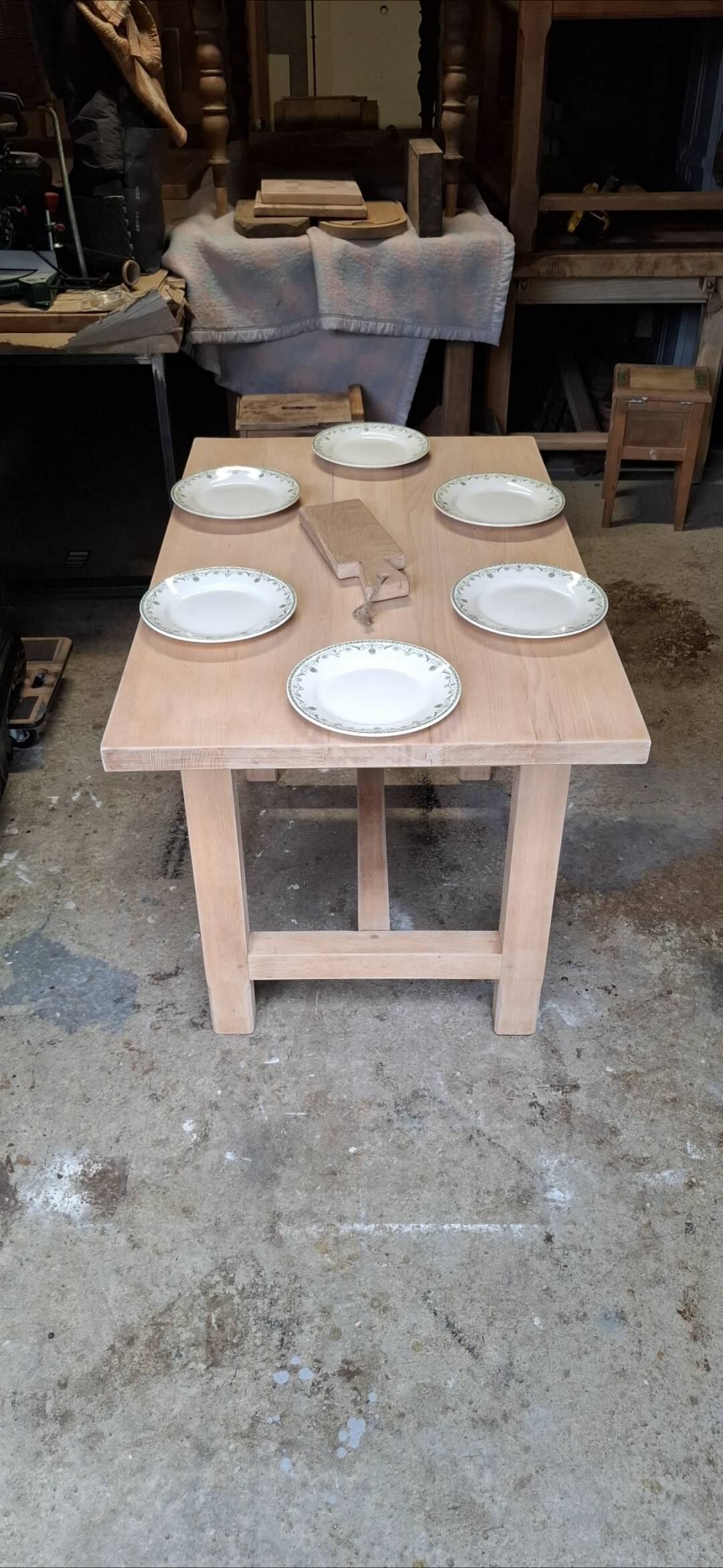 Small renovated farmhouse table