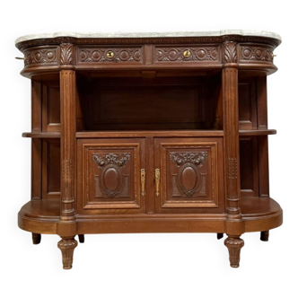 Louis XVI style sideboard in solid walnut circa 1880