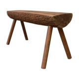 Bench rustic wood farm