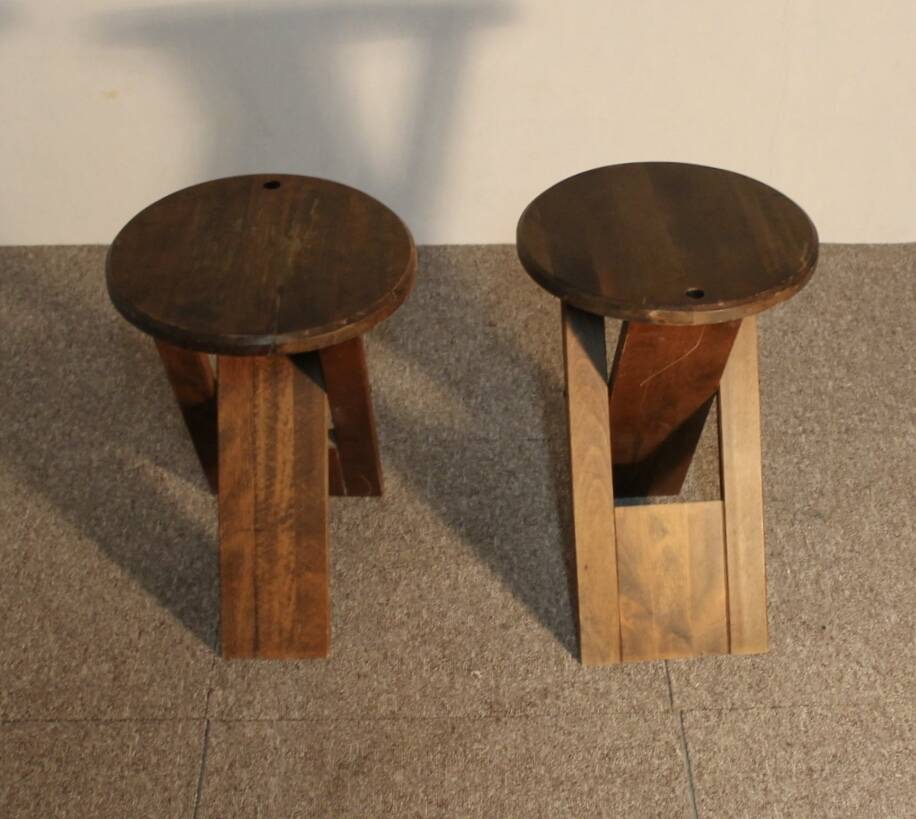 Wooden tables, 20th century