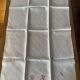 Monogrammed linen table runner