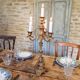 Old and majestic chandelier in bronze