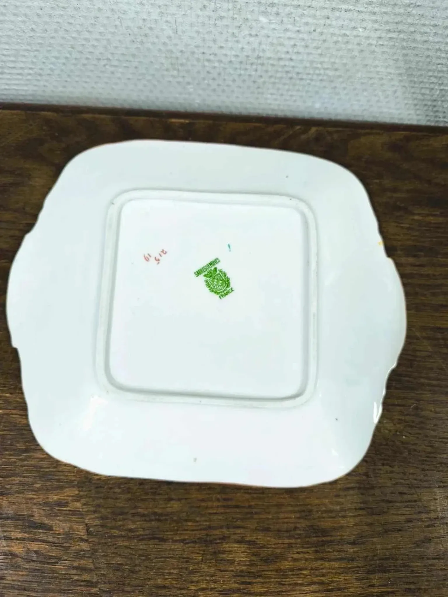 Minton cake dish Sarreguemines