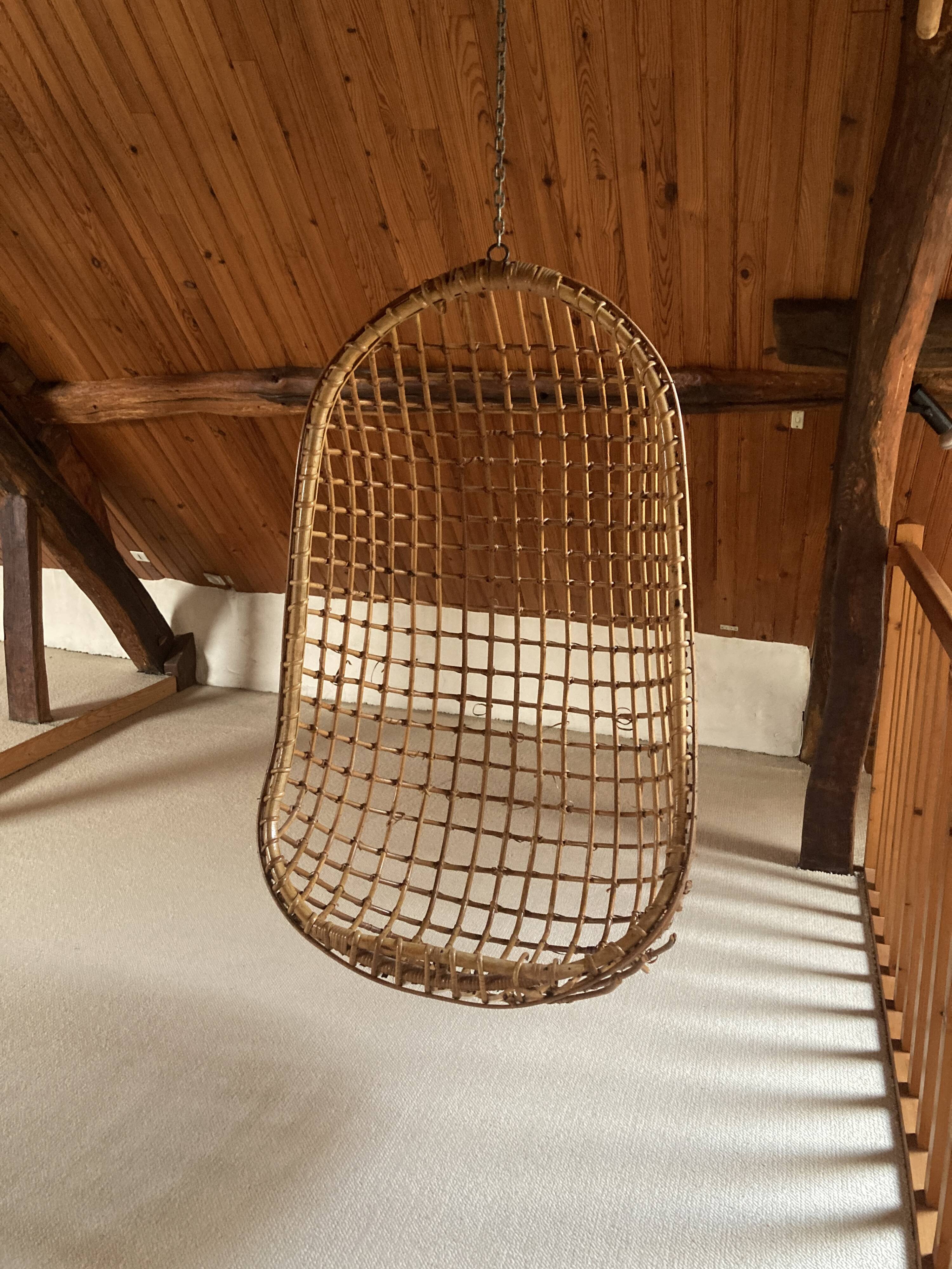 Fauteuil suspendu - 1970 - A rénover