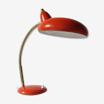 Lampe de bureau flexible orange