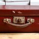 Valise vintage bordeaux "la favorite"