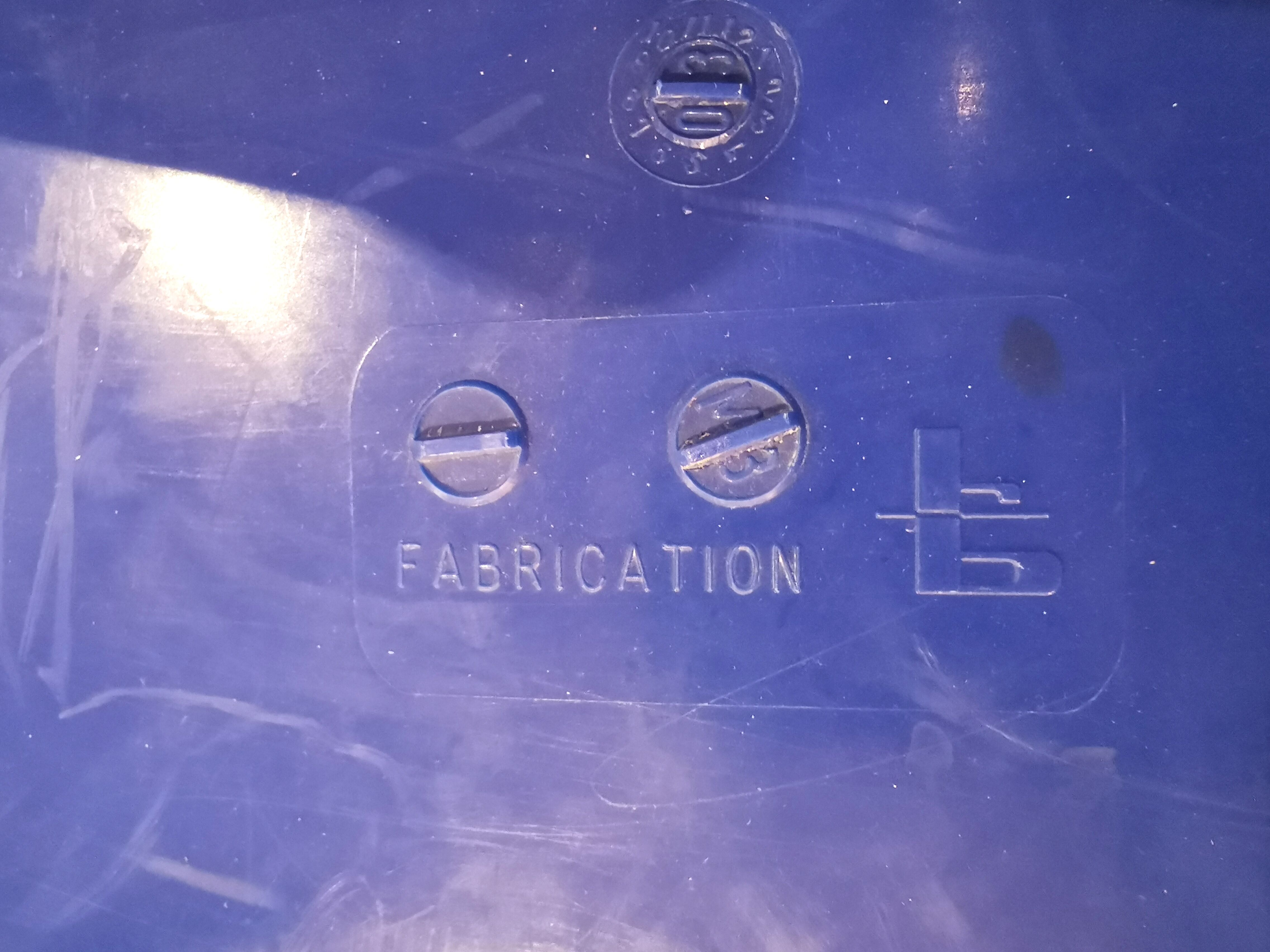 Set of 3 Kindergarten chair stamped RB