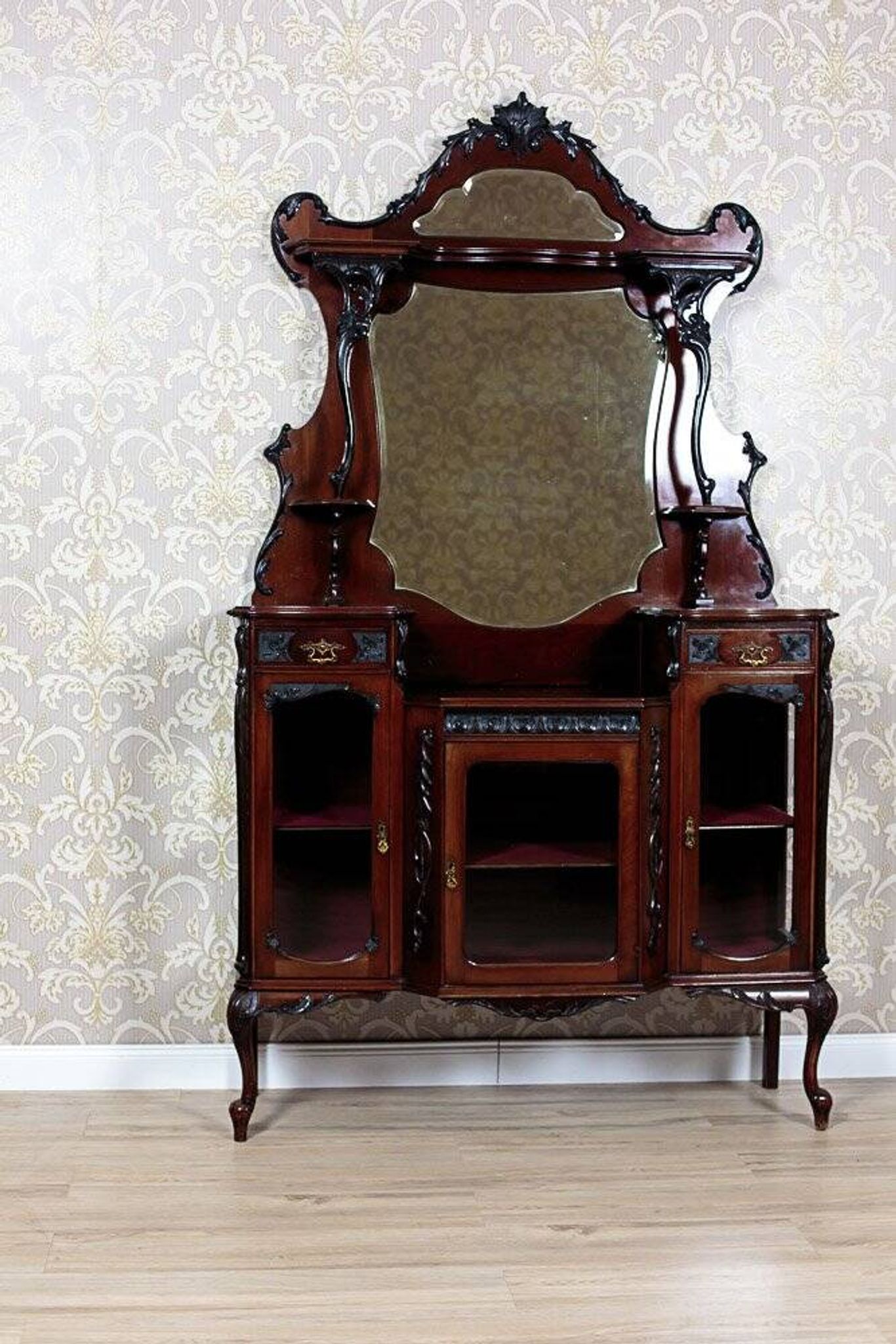 English Mahogany Cabinet, 1930s