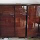 Armoire d'époque Art Deco plaqué palissandre laqué marron foncé
