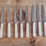 Setvde 12 knives in bakelite and stainless steel