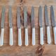 Setvde 12 knives in bakelite and stainless steel