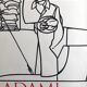 Lithograph poster by Valerio Adami, Galerie Maeght, 1975