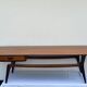 Louis van Teeffelen Salon Table in Teak with a double drawer 1950’s