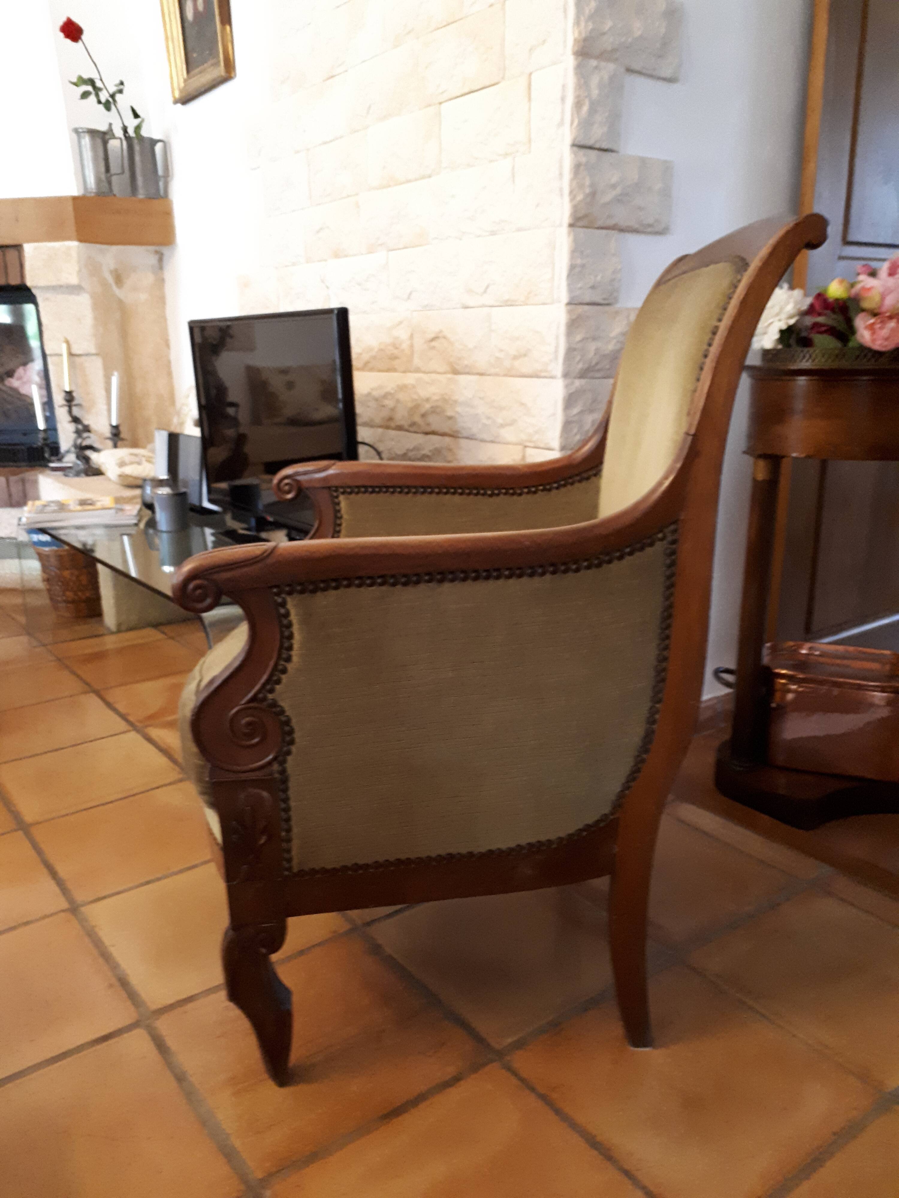 Fauteuil bois