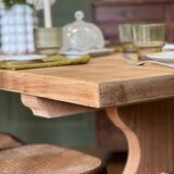 Monastery table, solid wood, country - farmhouse table
