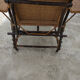 Old rattan armchair