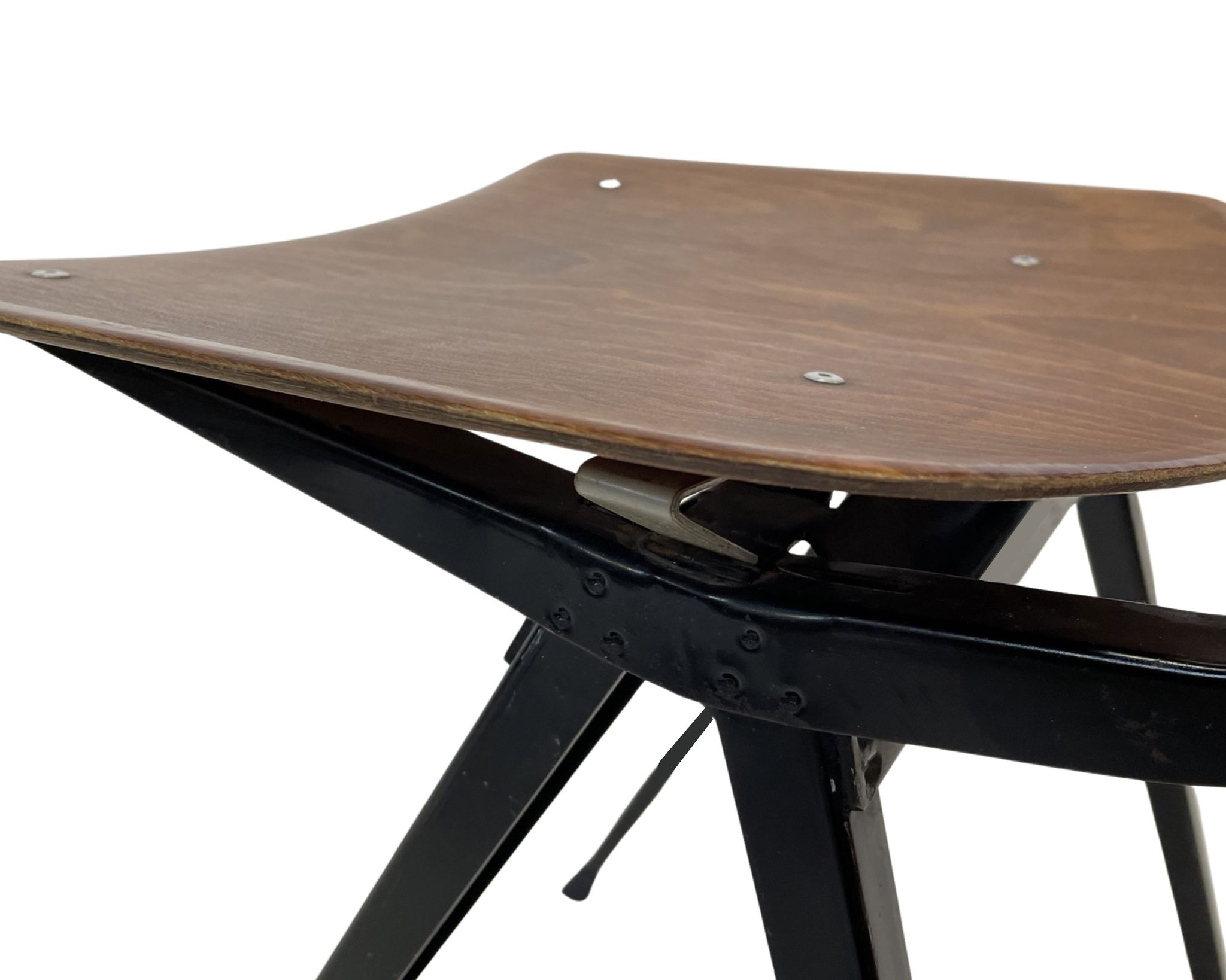 Result Chair by Friso Kramer for Ahrend De Cirkel, 1970 in black