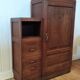 Asymmetrical vintage wardrobe 50s