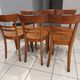 Suite of 6 chairs of bistrot Fischel 1930