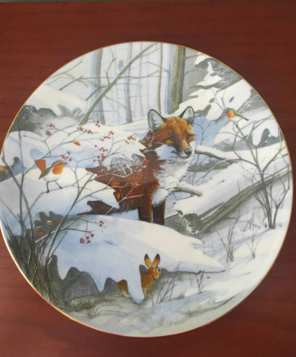 Walty Dudok van Heel "Winter" Wall Plate