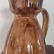 Vintage rustic ceramic pitcher. 1950s/1970s